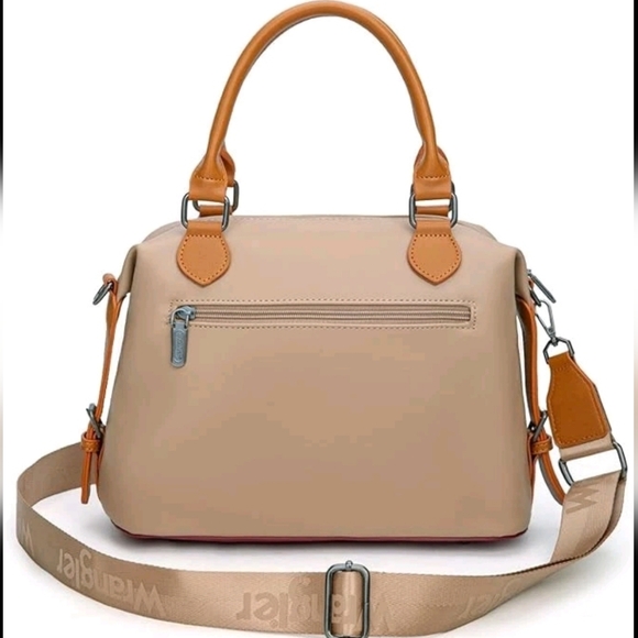 Wrangler Montana West Store Wrangler Tow-tone Satchel  Medium Tote Bag and  Cros - Picture 5 of 9